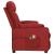 Fotoliu de masaj electric rabatabil, roșu vin, textil GartenMobel Dekor