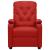 Fotoliu rabatabil electric, roșu vin, piele ecologică GartenMobel Dekor