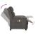 Fotoliu de masaj electric rabatabil, gri închis, textil GartenMobel Dekor