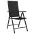 Set de mobilier pentru grădină, 7 piese, negru GartenMobel Dekor