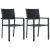 Set mobilier de grădină, 3 piese, negru GartenMobel Dekor