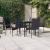 Set mobilier de grădină, 5 piese, negru GartenMobel Dekor
