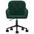 Scaune de bucătărie pivotante, 2 buc., verde închis, catifea GartenMobel Dekor