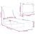 Șezlonguri pliabile, 2 buc., roz, oțel & material textil GartenMobel Dekor