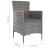 Set mobilier de grădină cu perne, 11 piese, gri GartenMobel Dekor
