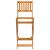 Set de bar de exterior, 3 piese, lemn masiv de acacia GartenMobel Dekor