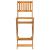 Set de bar de exterior, 5 piese, lemn masiv de acacia  GartenMobel Dekor