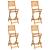 Set de bar de exterior, 5 piese, lemn masiv de acacia  GartenMobel Dekor