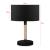 Tischleuchte Rayleigh 1xE27 Schwarz [lux.pro]