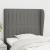 Tăblie de pat cu aripioare gri închis 103x23x118/128 cm textil GartenMobel Dekor