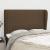 Tăblie de pat cu aripioare maro închis 147x23x118/128 cm textil GartenMobel Dekor