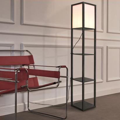 Stehleuchte Stapleford mit Regal [lux.pro]