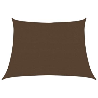 Pânză parasolar, maro, 4/5x3 m, HDPE, 160 g/m² GartenMobel Dekor