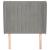 Tăblie de pat cu aripioare gri deschis 83x23x118/128 cm catifea GartenMobel Dekor