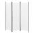 Paravan despărțitor Huesca, 3 panouri, 150x171 cm, alb, en.casa
