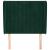 Tăblie pat cu aripioare verde închis 83x23x118/128 cm catifea GartenMobel Dekor