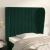 Tăblie pat cu aripioare verde închis 83x23x118/128 cm catifea GartenMobel Dekor