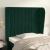 Tăblie pat cu aripioare verde închis 93x23x118/128 cm catifea GartenMobel Dekor