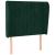 Tăblie pat cu aripioare verde închis 93x23x118/128 cm catifea GartenMobel Dekor