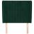 Tăblie pat cu aripioare verde închis 103x23x118/128 cm catifea GartenMobel Dekor
