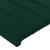 Tăblie pat cu aripioare verde închis 147x23x118/128 cm catifea GartenMobel Dekor