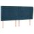 Tăblie pat cu urechi albastru închis 163x23x118/128 cm catifea GartenMobel Dekor