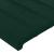 Tăblie pat cu aripioare verde închis 183x23x118/128 cm catifea GartenMobel Dekor