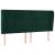 Tăblie pat cu aripioare verde închis 183x23x118/128 cm catifea GartenMobel Dekor
