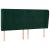 Tăblie pat cu aripioare verde închis 203x23x118/128cm catifea GartenMobel Dekor