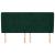 Tăblie pat cu aripioare verde închis 203x23x118/128cm catifea GartenMobel Dekor