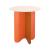 Masă laterală Terra din metal portocaliu 43,5 x Ø40,5 cm REMEMBER
