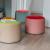 Puf taburet Berry roz reversibil 40 x Ø55 cm REMEMBER