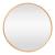 Oglindă de perete rotundă Ordona, 40 cm, auriu, [en.casa]