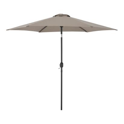 Umbrelă de grădină Altino cu articulație de înclinare, khaki, 270 cm