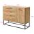 Sideboard Lavangen 75x100x35 cm Eicheoptik [en.casa]