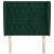 Tăblie pat cu aripioare verde închis 93x23x118/128 cm catifea GartenMobel Dekor