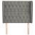 Tăblie de pat cu aripioare gri deschis 103x23x118/128cm catifea GartenMobel Dekor