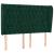Tăblie pat cu aripioare verde închis 147x23x118/128 cm catifea GartenMobel Dekor