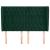 Tăblie pat cu aripioare verde închis 147x23x118/128 cm catifea GartenMobel Dekor