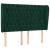 Tăblie pat cu aripioare verde închis 163x23x118/128 cm catifea GartenMobel Dekor