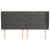 Tăblie de pat cu aripioare gri închis 183x23x118/128 cm catifea GartenMobel Dekor