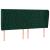 Tăblie pat cu aripioare verde închis 183x23x118/128 cm catifea GartenMobel Dekor