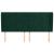 Tăblie pat cu aripioare verde închis 183x23x118/128 cm catifea GartenMobel Dekor