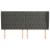 Tăblie de pat cu aripioare gri închis 203x23x118/128 cm catifea GartenMobel Dekor
