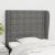 Tăblie de pat cu aripioare gri închis 83x23x118/128 cm textil GartenMobel Dekor