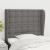 Tăblie de pat cu aripioare gri închis 93x23x118/128 cm textil GartenMobel Dekor