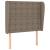 Tăblie de pat cu aripioare gri taupe 103x23x118/128 cm textil GartenMobel Dekor