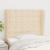 Tăblie de pat cu aripioare, crem, 103x23x118/128 cm, textil GartenMobel Dekor