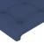 Tăblie de pat cu aripioare, albastru, 163x23x118/128 cm, textil GartenMobel Dekor