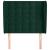 Tăblie pat cu aripioare verde închis 83x23x118/128 cm catifea GartenMobel Dekor